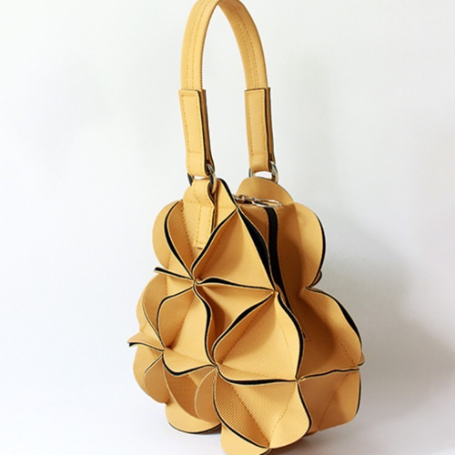 幾何学的なお花のミニハンドバッグ/6461RED ハンドバッグ