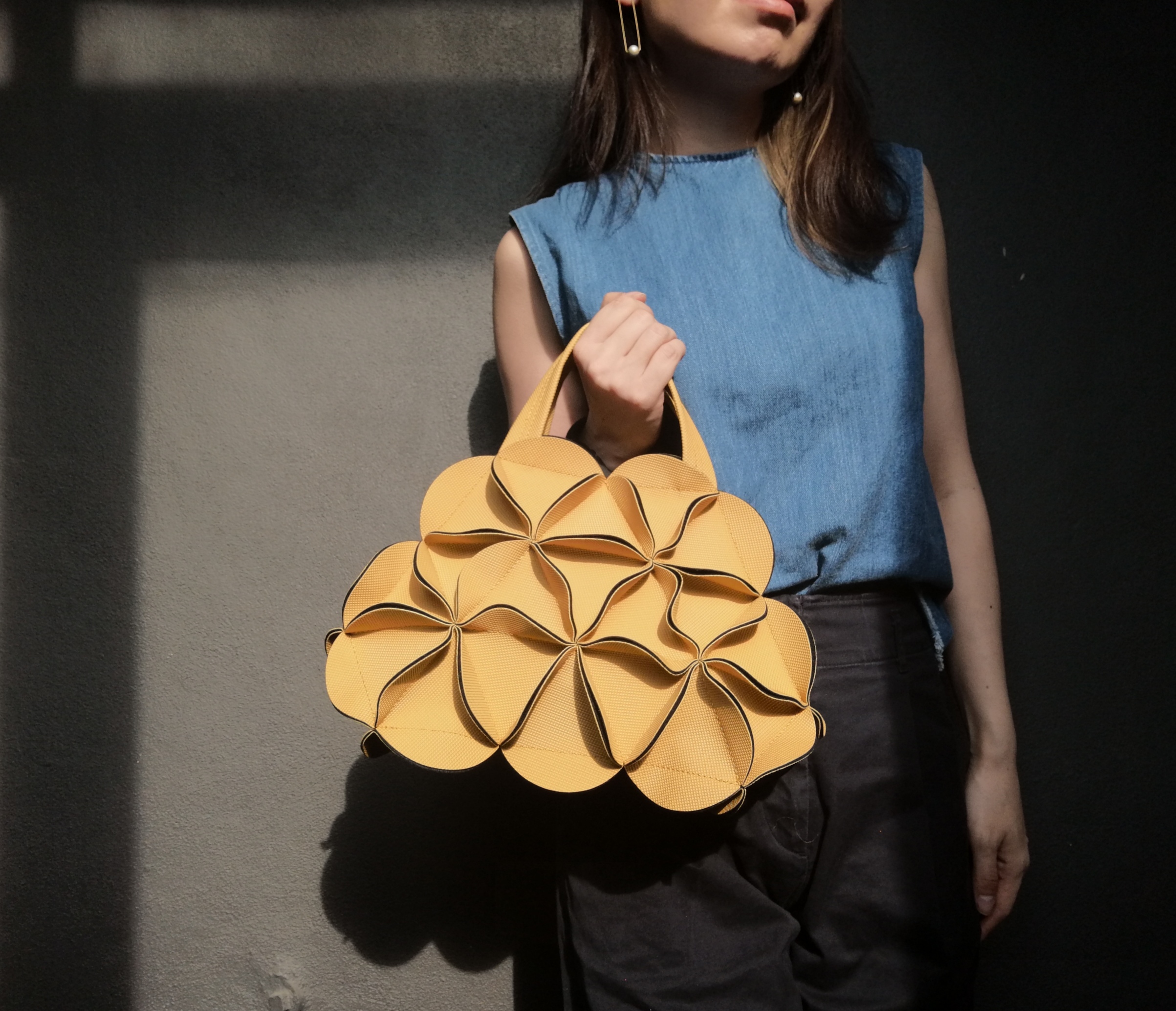 幾何学的なお花のミニボストンショルダーバッグ/6546MUS 28,875円