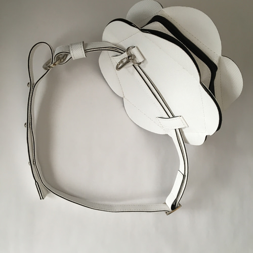 幾何学的なお花の2wayウエストバッグ・ポシェット/6535RED ポシェット