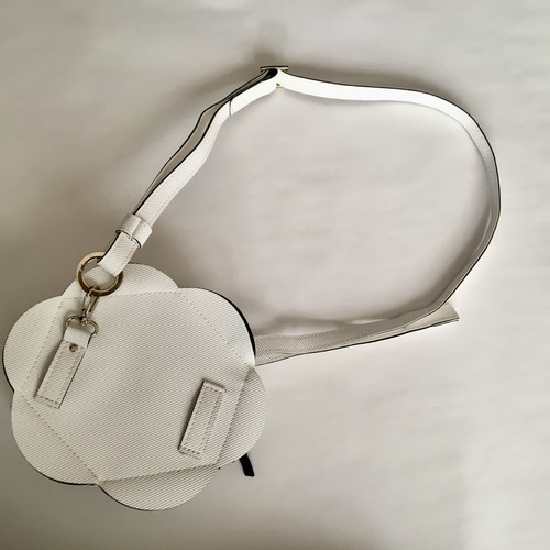 幾何学的なお花の2wayウエストバッグ・ポシェット/6535RED ポシェット