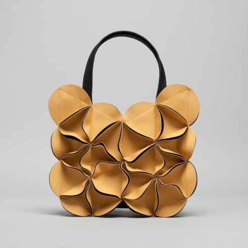 幾何学的なお花のバタフライハンドバッグ/6508MUS ハンドバッグ