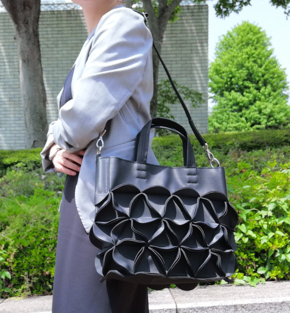 幾何学模様のトートバッグ ハンドメイド ハンドメイドパッチワーク幾何