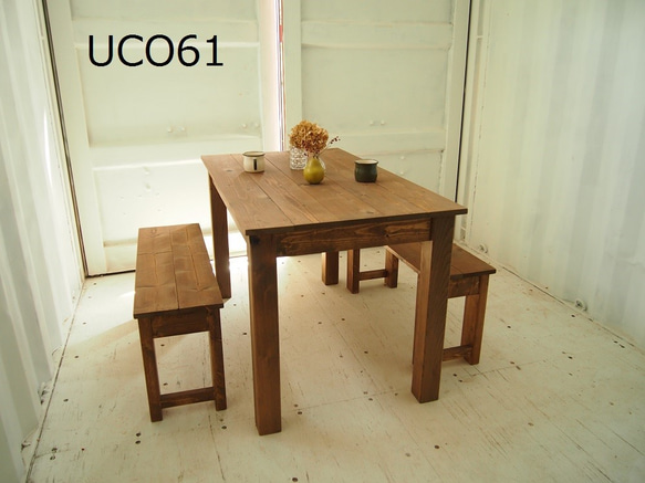 ダイニングテーブル 無垢材 無垢材 幅180 ダイニング7点セット