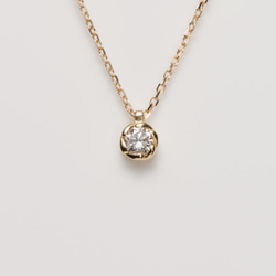 K10WG Shimenawa Diamond Pendant 40.0cm Dia 0.10ct 4枚目の画像