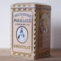 フランス輸入★ドゥマリュー社「トラディショナル缶 ショコラ・デセール 」クーベルチュール チョコチップ 1枚目の画像