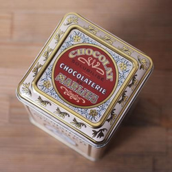 フランス輸入★ドゥマリュー社「トラディショナル缶 ショコラ・デセール 」クーベルチュール チョコチップ 2枚目の画像