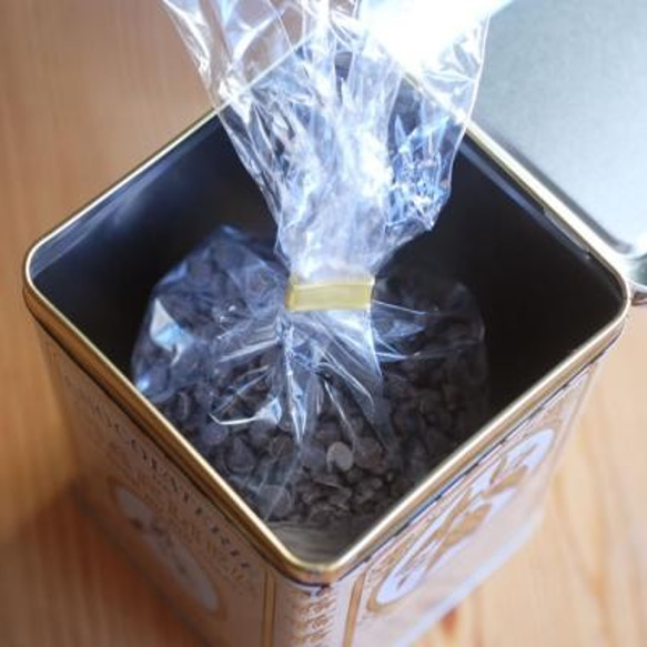 フランス輸入★ドゥマリュー社「トラディショナル缶 ショコラ・デセール 」クーベルチュール チョコチップ 3枚目の画像