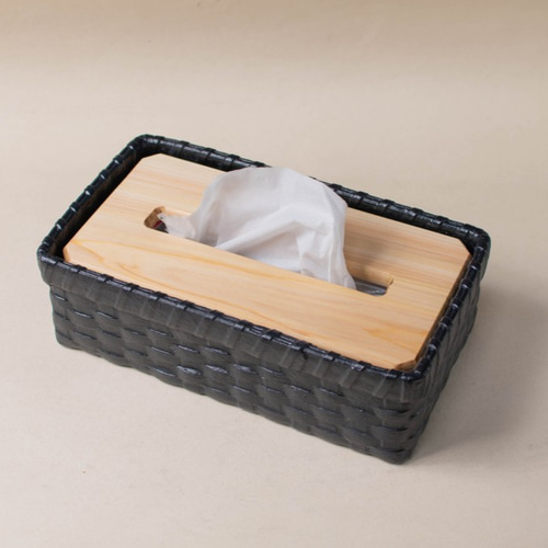 近江一閑張 職人手作り ティッシュペーパーボックス ティッシュ