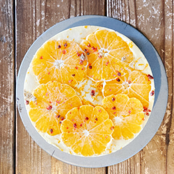 柑橘ヨーグルトのロータルト［オーガニックローケーキ・ヴィーガン］ 2枚目の画像