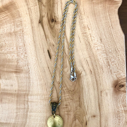 送料無料＊ 日本昭和23年 1円硬貨 コイン ペンダントネックレス