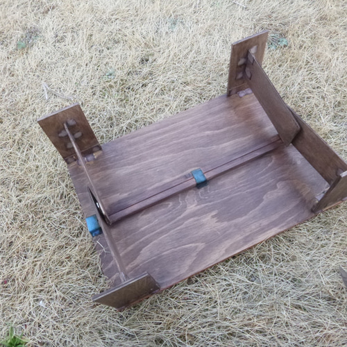 A3サイズのソロテーブル ソロキャンプに 軽量570g 組み立て10秒