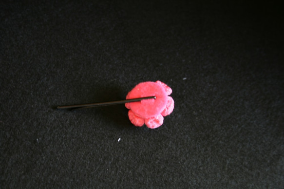うさぎとお花の髪飾り 4枚目の画像