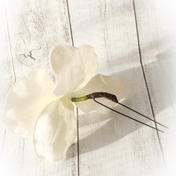 胡蝶蘭の髪飾り　 2枚目の画像