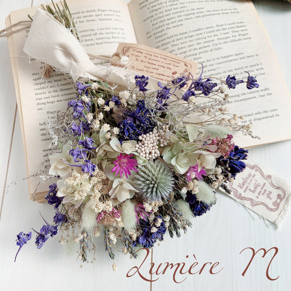 ドライフラワースワッグ◇antique  lavender◇ 2枚目の画像