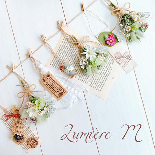 ドライフラワースワッグ&オーナメント◇natural antique◇ ドライ