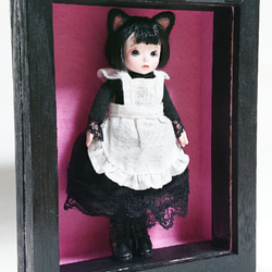 黒猫の女の子(箱付き) 5枚目の画像