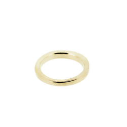 【刻印可能】ゴールド ハーフエタニティリング 指輪 2枚目の画像