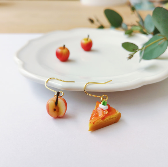 hanairo ミニチュア スイーツアクセサリー ノンホールピアス hanairo ミニチュア スイーツアクセサリー ノンホールピアス hanairo