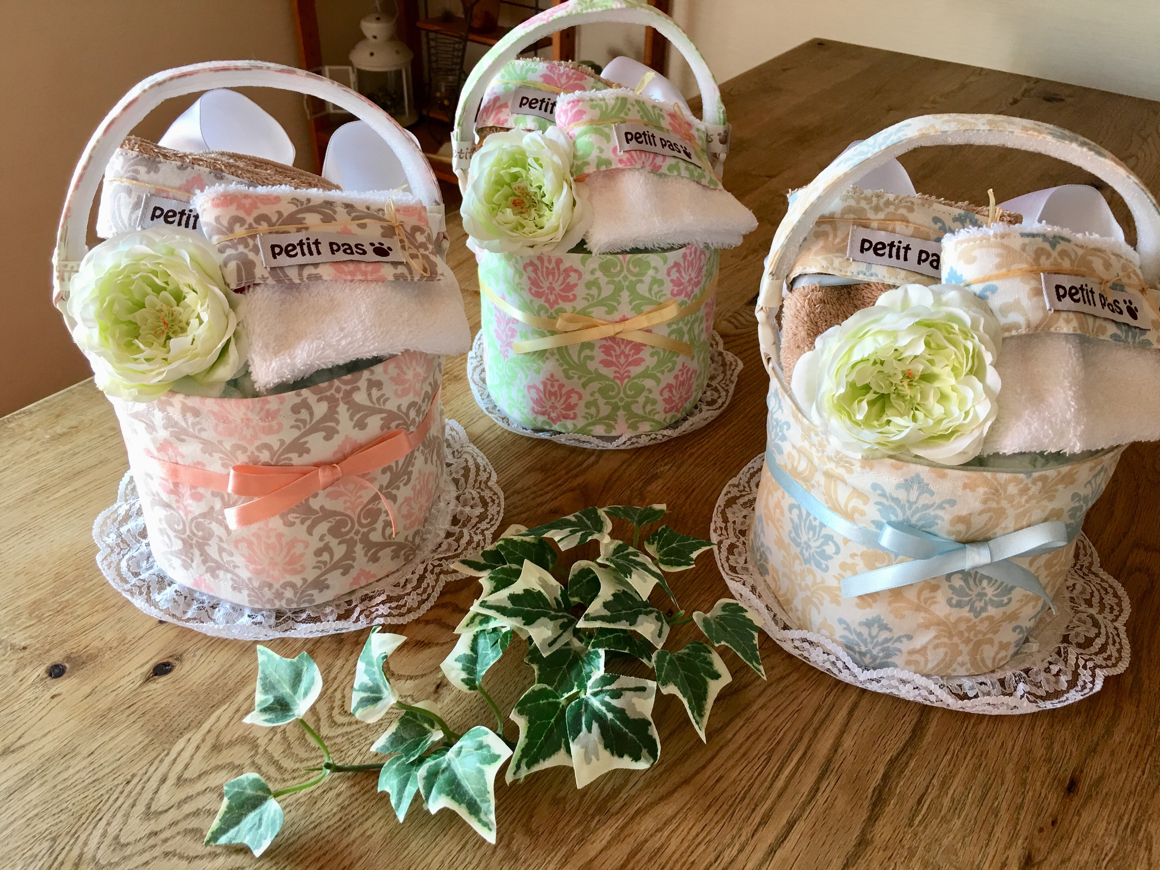 ラリュール（おむつバスケット）【ブルー】