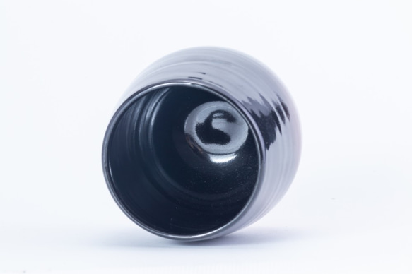 萩焼 フリーカップ 　赤黒・紺黒ペア 