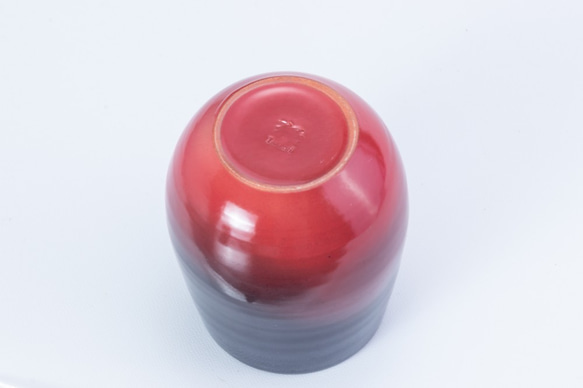 萩焼 フリーカップ 　赤黒・紺黒ペア 