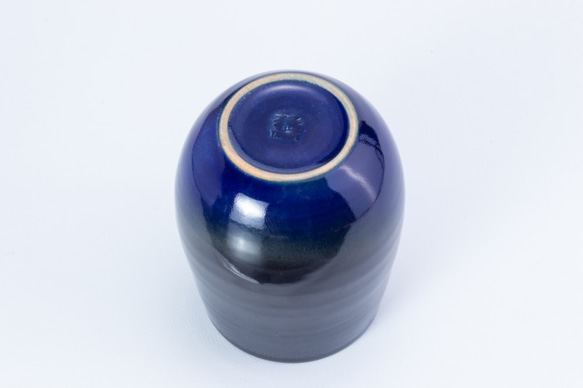 萩焼 フリーカップ 　赤黒・紺黒ペア 