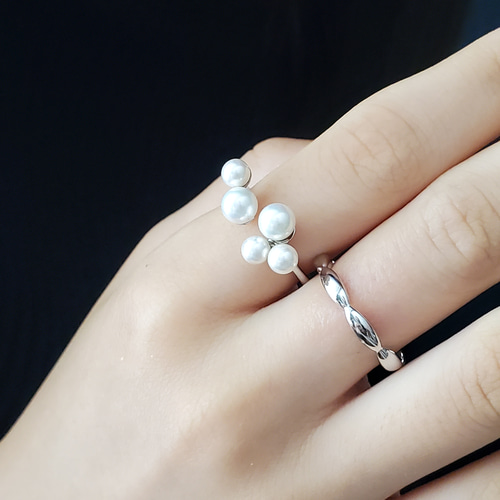 しずく雫、つぶつぶリング シルバー925 RS-10 指輪・リング Ring