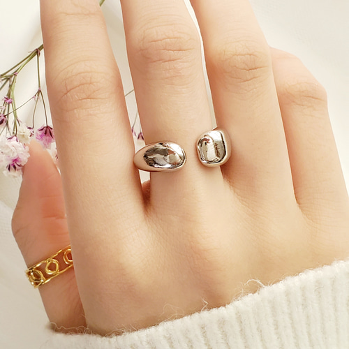 宝石の国 イメージフォークリング　セット シルバー歪なまるぽってりフォークリング RS-88 フォークリング