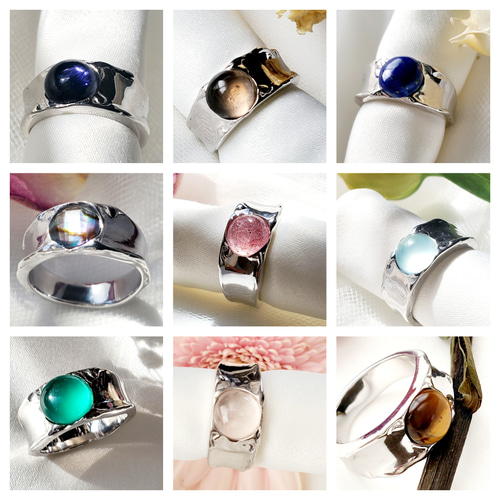 選べる存在感ある天然石リング RS-72 指輪・リング Ring and I