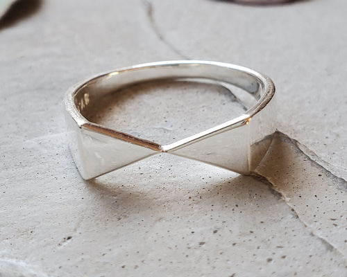 リボンリング、蝶シルバーリング RS-97 指輪・リング Ring and I