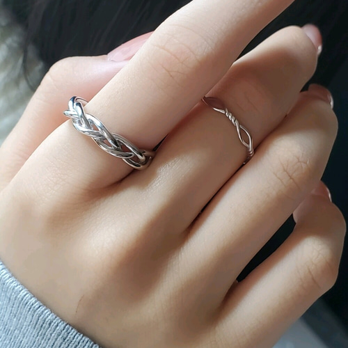 編み込みリング、ゴールドリングRS-136 指輪・リング Ring and I
