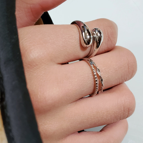 誉められるdrop ringシルバー925,RS-08,ドロップリング 指輪
