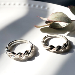 ツイストシルバーリング、ねじねじリング RS-46 指輪・リング Ring and