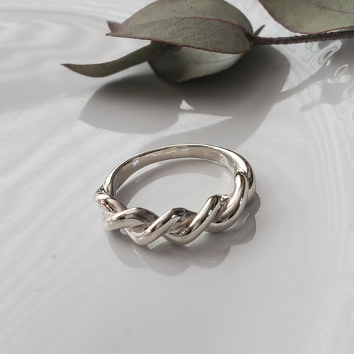 ツイストシルバーリング、ねじねじリング RS-46 指輪・リング Ring and