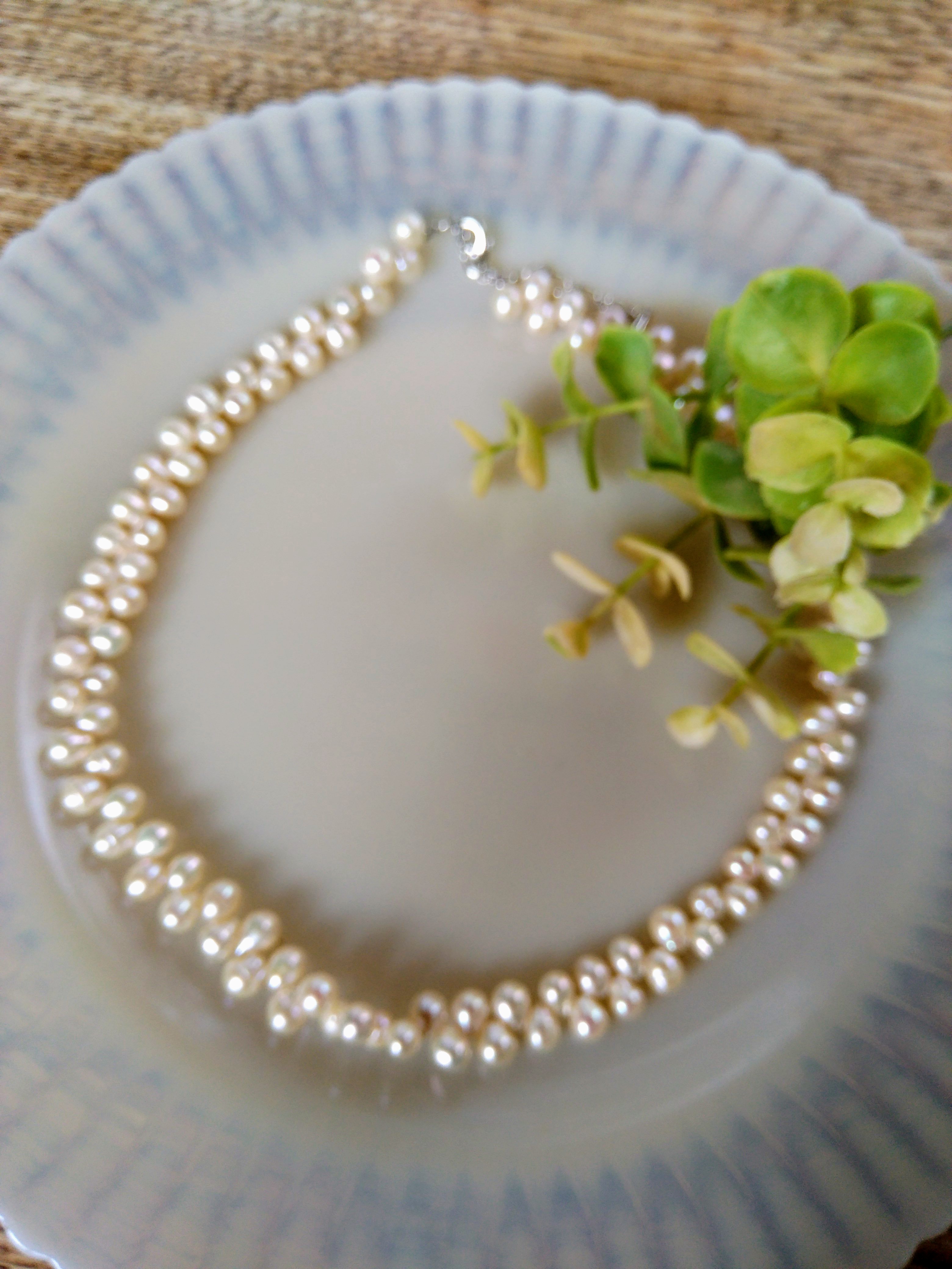 クレオパトラ淡水パールネックレス　プレゼントにも❢