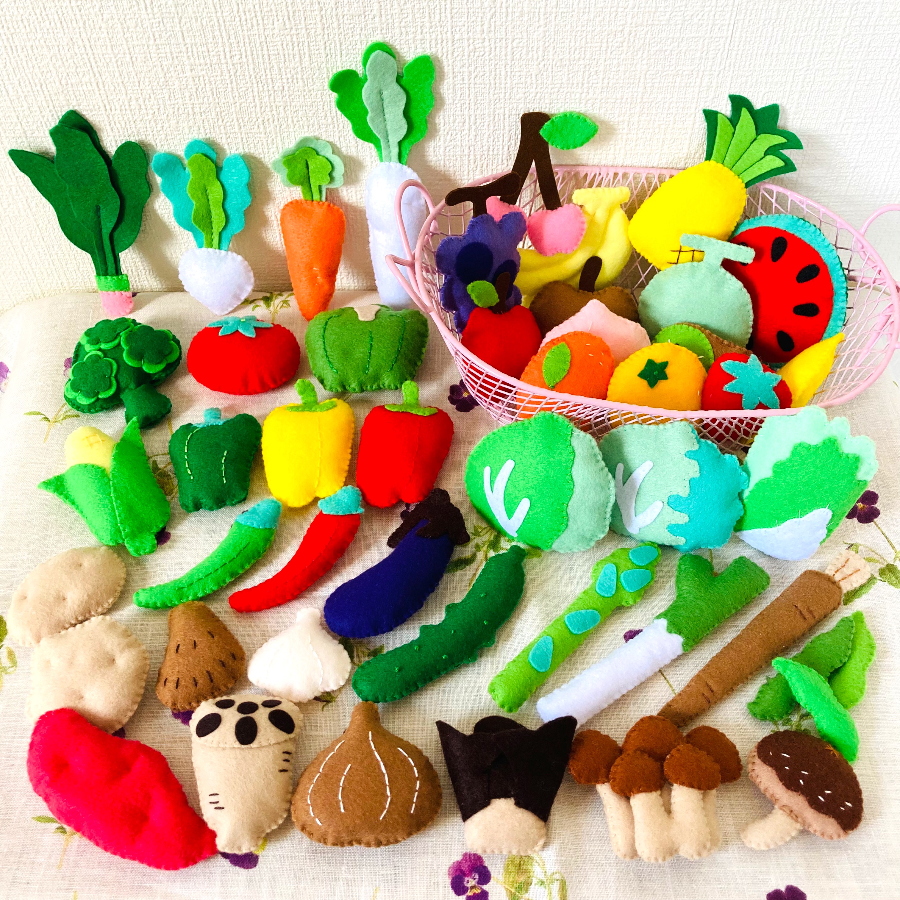 やさい 野菜 おままごと フェルトままごと ハンドメイド プレゼント