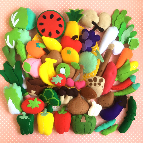 やさい＆くだもの フェルト☆オーダーページ アルミラージ。フェルト