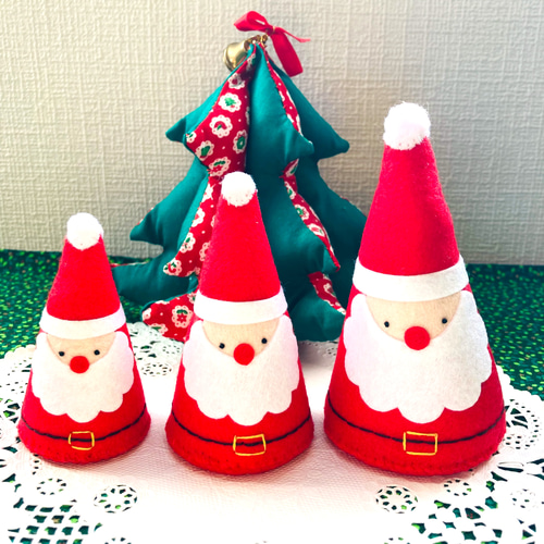 トールペイント クリスマス サンタ 女の子 手作り 可愛い