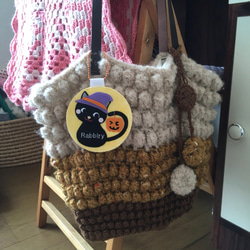 フェルトの名札★ハロウィン・満月の夜・黒猫ちゃんとお友達★児童館や保育実習に★彡ワッペン　名入れします　保育士 5枚目の画像