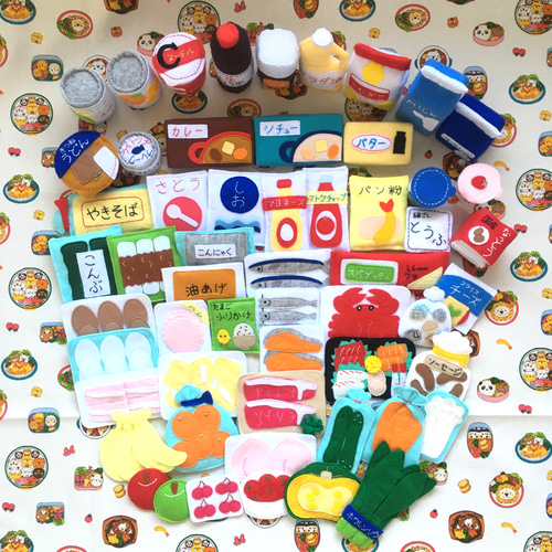 50フェルトままごと　スーパーマーケット3 オーダーページ ✿フェルトままごとオーダーページ✿おままごと