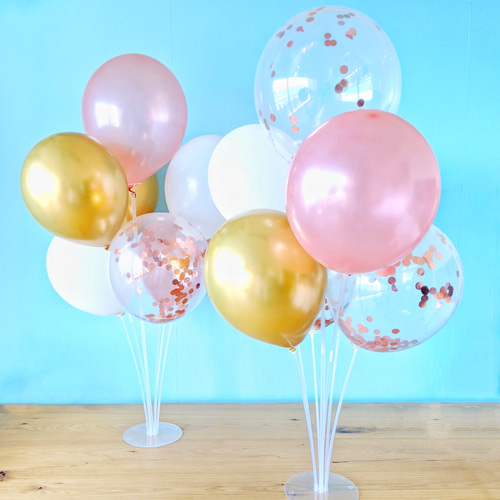 ピンクゴールド】バルーン スタンド 風船 ウェディング 結婚式 誕生日