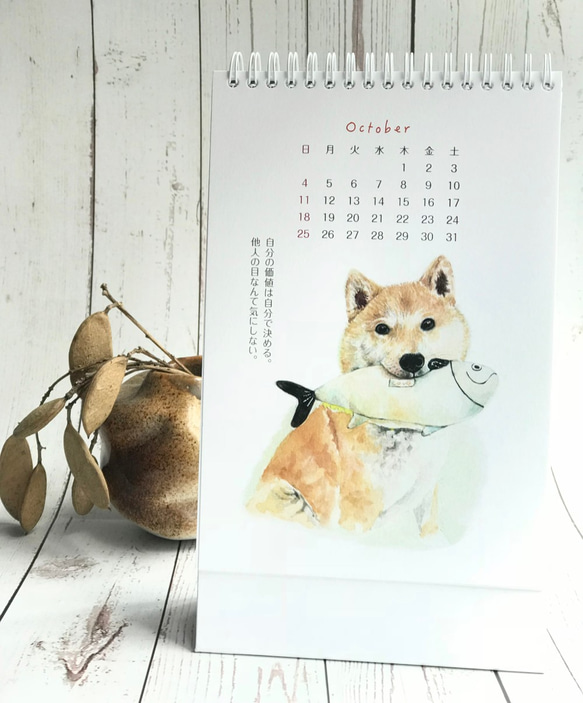 2020年 貓狗心靈台曆(日文版) 第3張的照片
