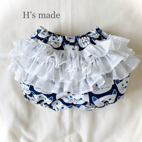 【つーさん 】かぼちゃパンツとボンネット ♡ 水 つーさん 】かぼちゃパンツとボンネット ♡ 水 定価2750円 新品タグ付