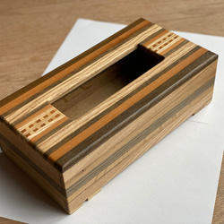 神代ケヤキ　柾目　ティッシュ箱　無垢材　埋もれ木　　オーダー品 神代ケヤキ 柾目 ティッシュ箱 無垢材 埋もれ木 オーダー品の