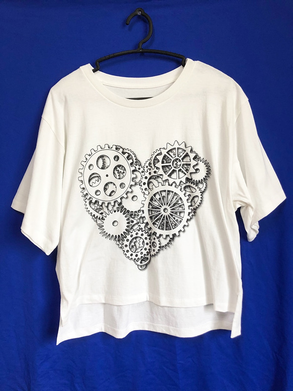 CLOCK WORK HEART ウィメンズBIG Tシャツ 3枚目の画像