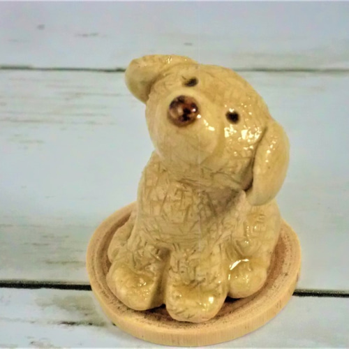 陶器製 子供の像と蓋付き置物 | 置物