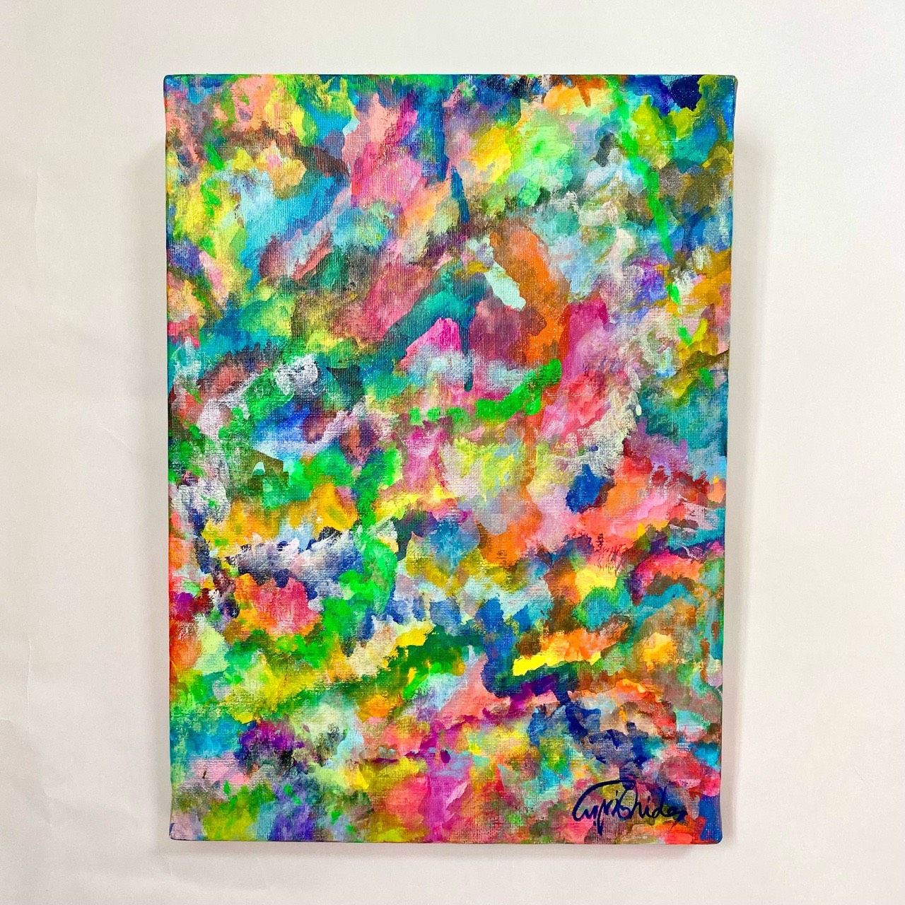 絵画F 4サイズ　風景画アート　インテリア　パステル画