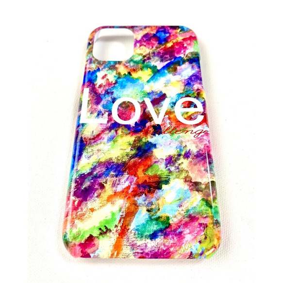 ココ・Love「challenge」プリント　iPhoneケース　おしゃれ　スマホケース 9枚目の画像