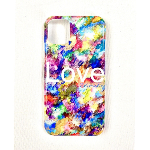 ココ・Love「unity」プリント　iPhoneケース　おしゃれ　スマホケース 1枚目の画像