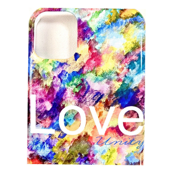 ココ・Love「unity」プリント　iPhoneケース　おしゃれ　スマホケース 6枚目の画像